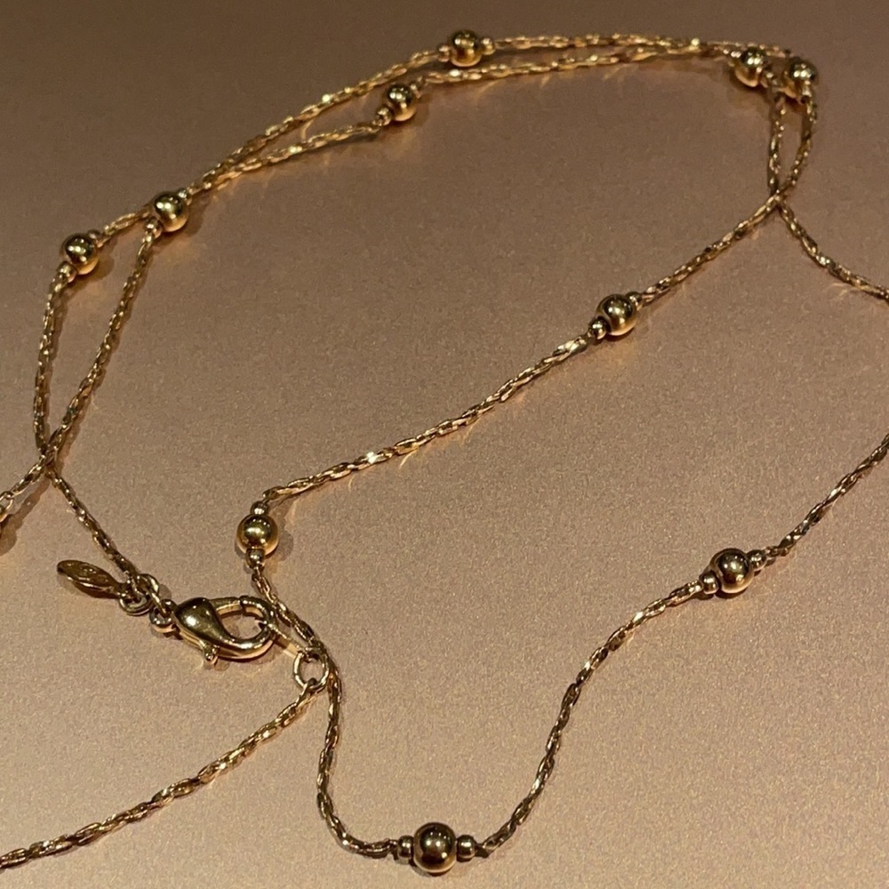 Premier Designs Gold Ball Chain 23” NWOTS